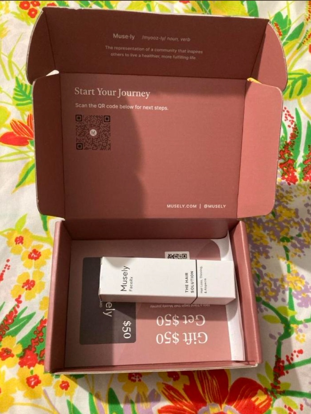 Musely Hair Solution Classic Formula Topical with Spironolactone Full Bottle